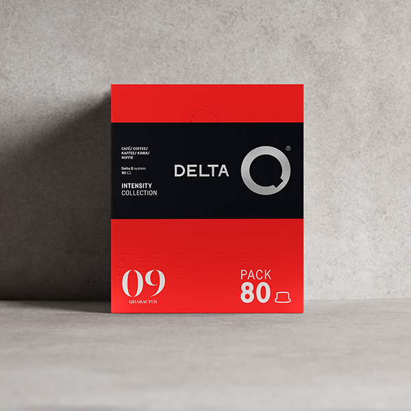 Delta Q - Pack XXL 80 capsules Qharacter N°9 - DELTA Q - Café, dosettes -  Achat moins cher
